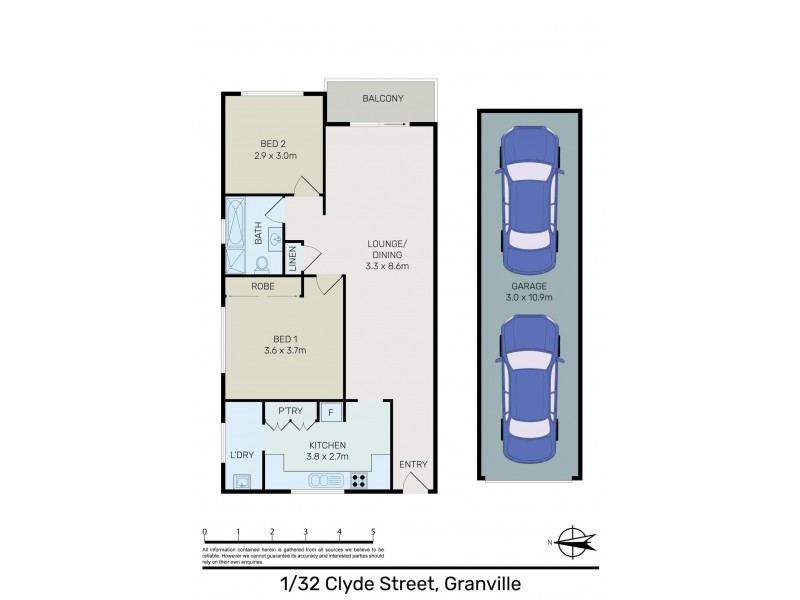 1/32 Clyde Street, Granville NSW 2142 Floorplan