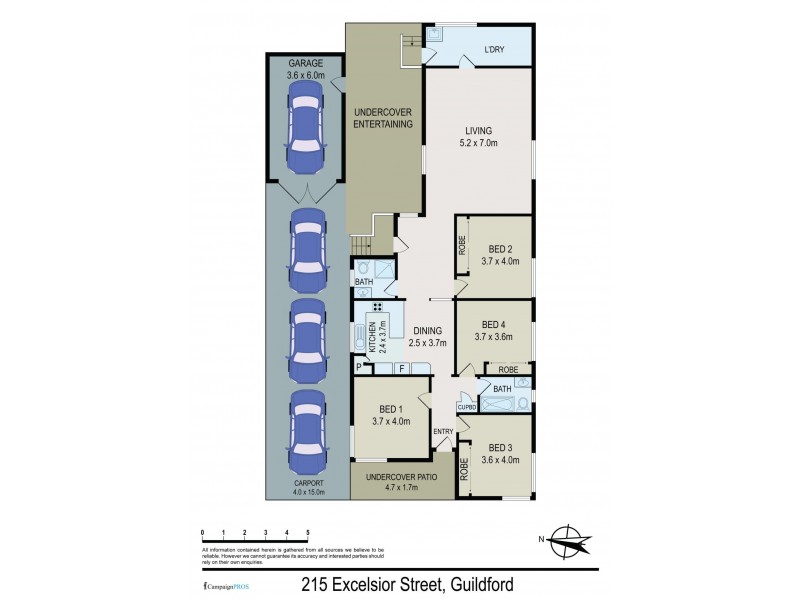 215 Excelsior Street, Guildford NSW 2161 Floorplan