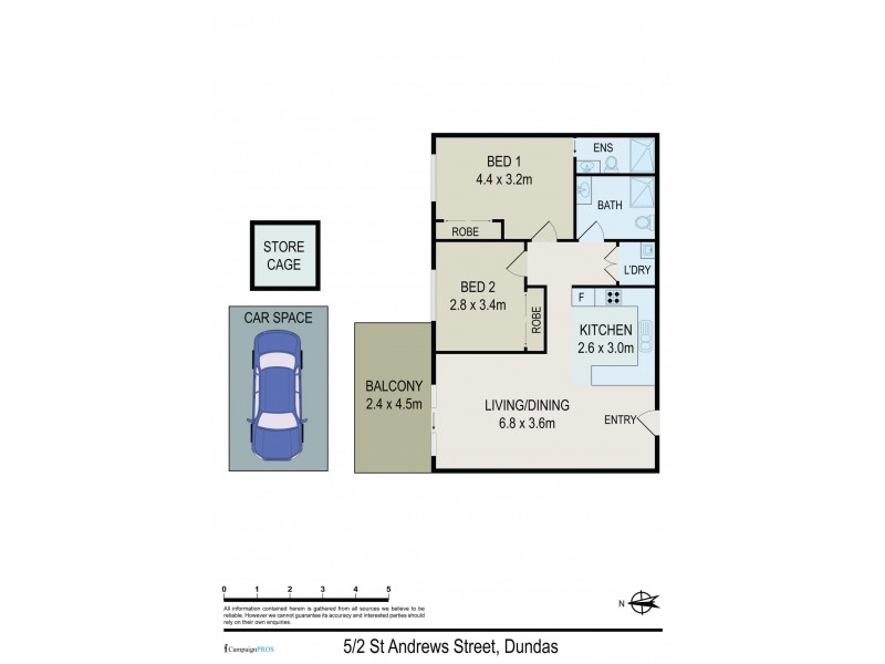 5/2 St. Andrews Street, Dundas NSW 2117 Floorplan