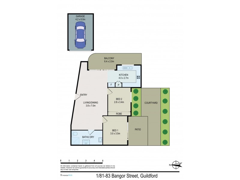 1/81-83 Bangor Street, Guildford NSW 2161 Floorplan