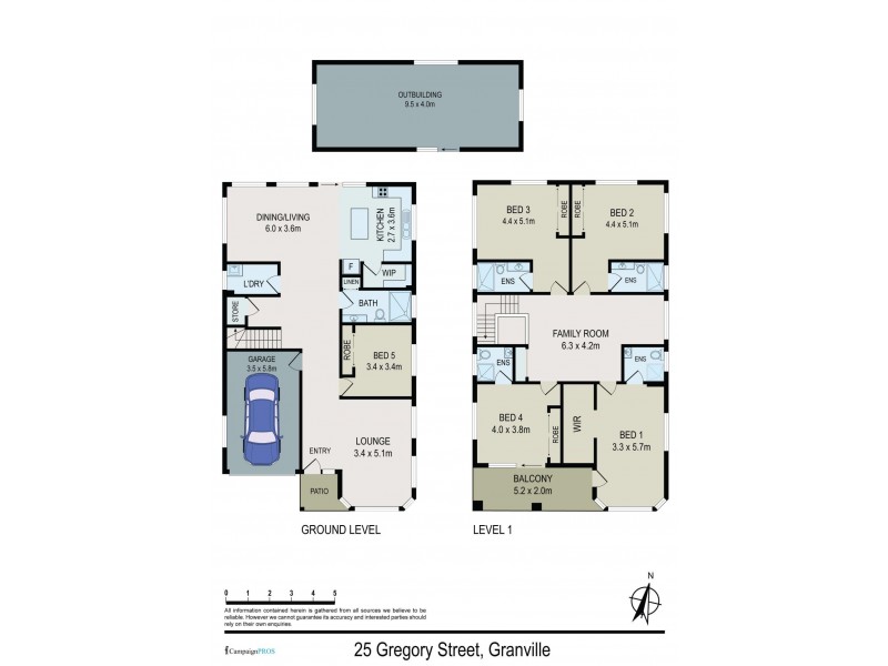 25 Gregory Street, Granville NSW 2142 Floorplan