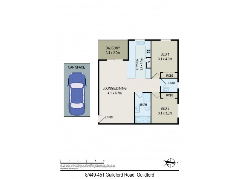 8/449-451 Guildford Road, Guildford NSW 2161 Floorplan