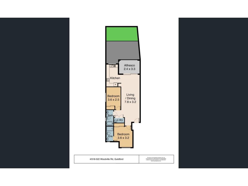 4/518-522 Woodville Road, Guildford NSW 2161 Floorplan