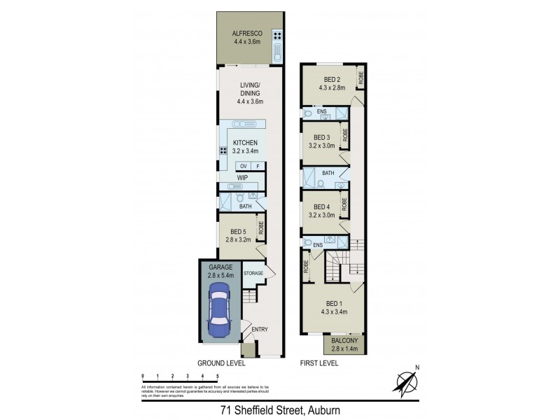 71a Sheffield Street, Auburn NSW 2144 Floorplan