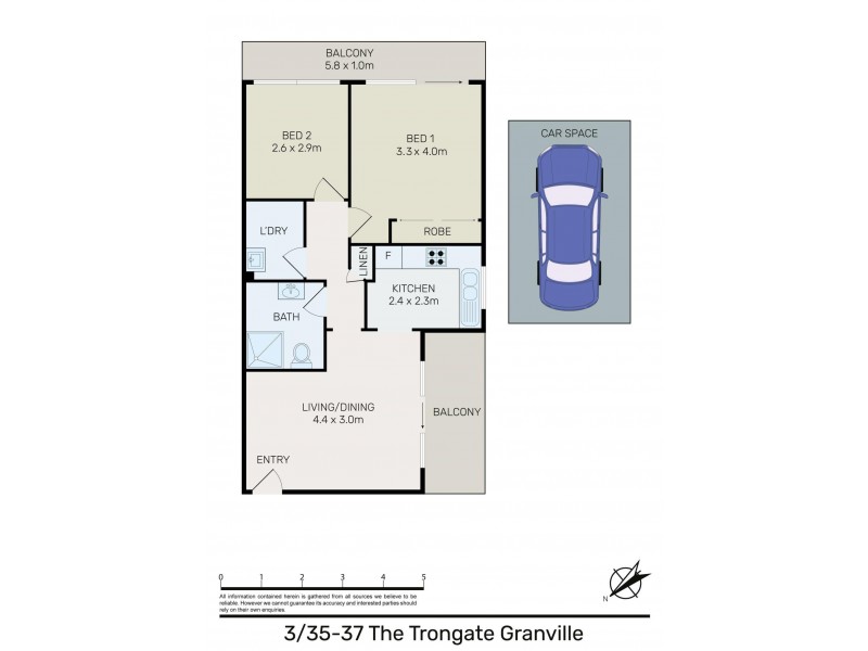 3/35-37 The Trongate, Granville NSW 2142 Floorplan