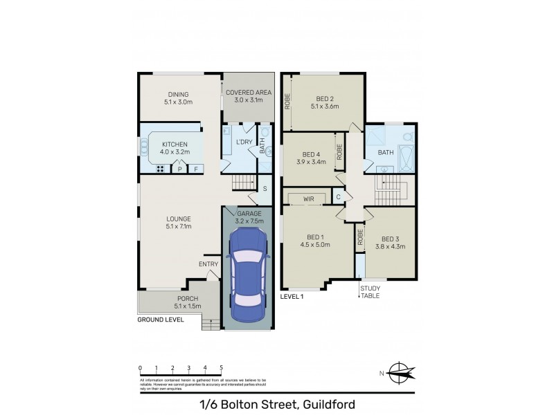 1/6 Bolton Street, Guildford NSW 2161 Floorplan