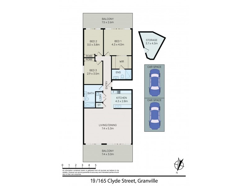 19/165 Clyde Street, Granville NSW 2142 Floorplan