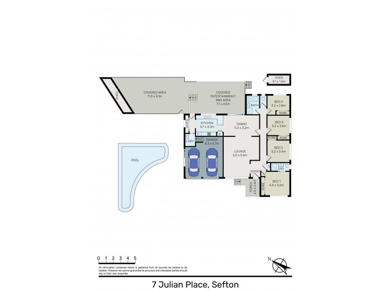 7 Julian Place, Sefton NSW 2162 Floorplan