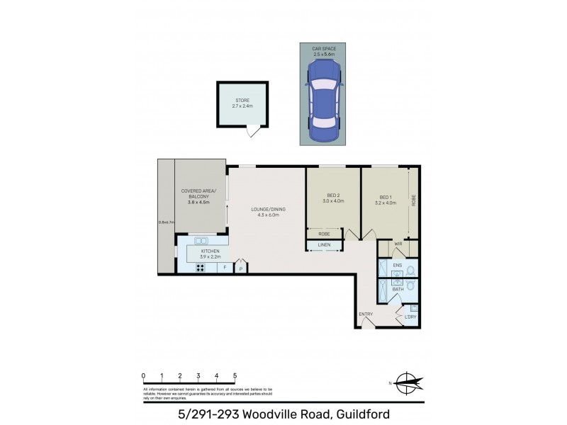 5/291-293 Woodville Road, Guildford NSW 2161 Floorplan