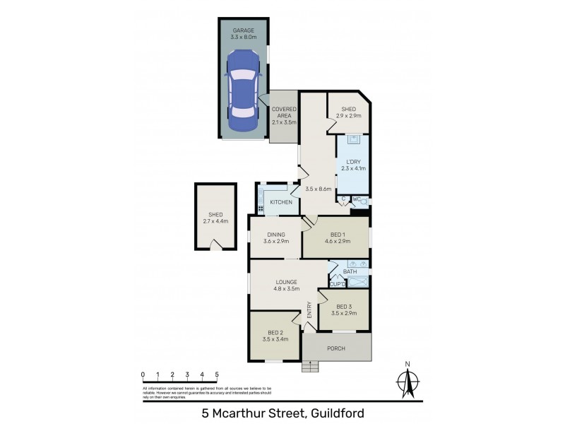 5 McArthur Street, Guildford NSW 2161 Floorplan