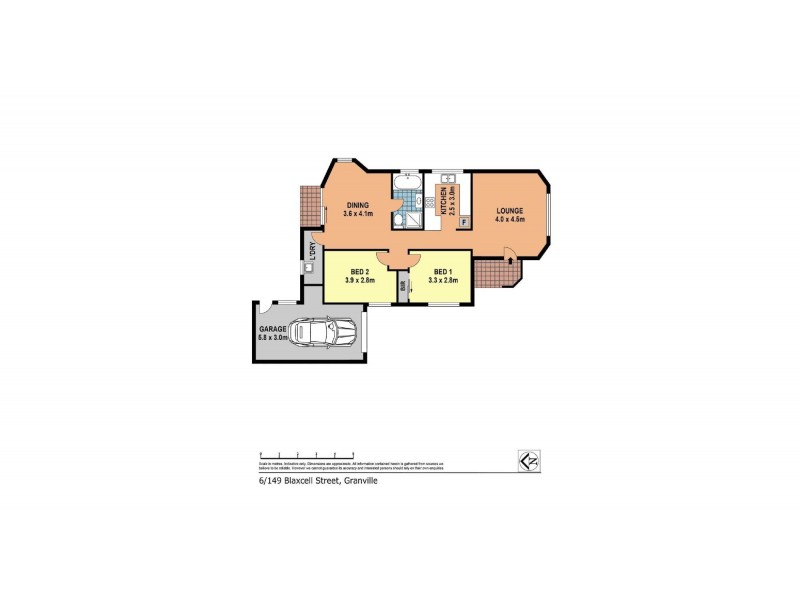 6/149 Blaxcell Street, Granville NSW 2142 Floorplan