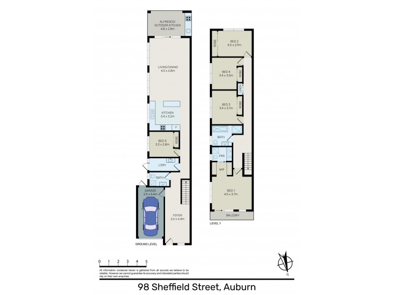 98A Sheffield Street, Auburn NSW 2144 Floorplan