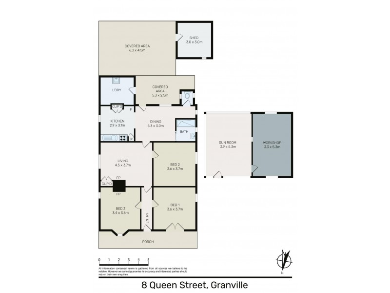 8 Queen Street, Granville NSW 2142 Floorplan