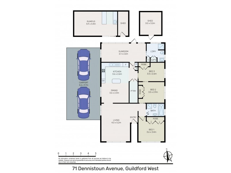 71 Dennistoun Avenue, Guildford NSW 2161 Floorplan