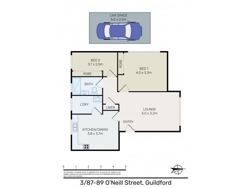 3/87-89 O’Neill Street, Guildford NSW 2161 Floorplan
