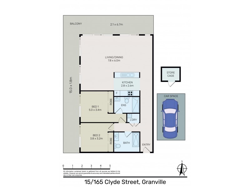 15/165 Clyde Street, Granville NSW 2142 Floorplan