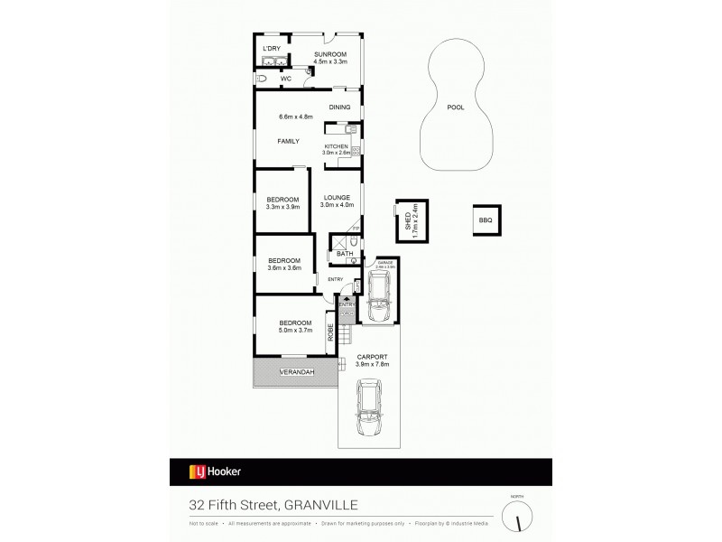 32 Fifth Street, Granville NSW 2142 Floorplan