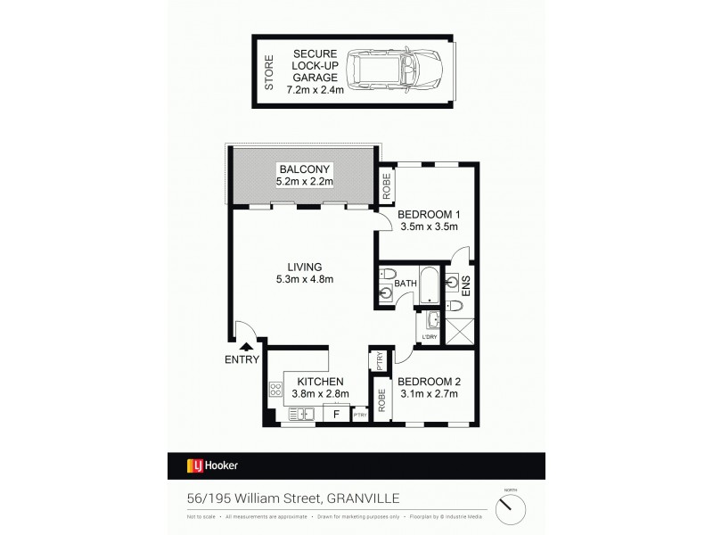 56/195-199 William Street, Granville NSW 2142 Floorplan