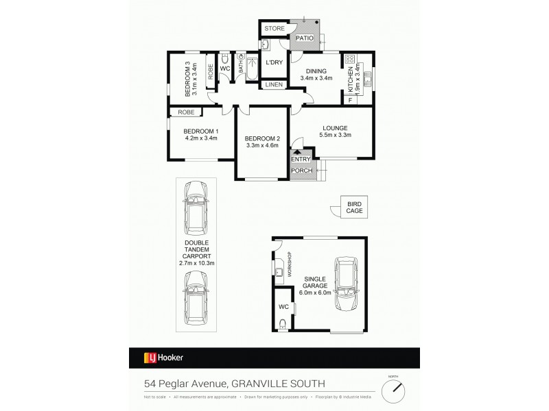 54 Pegler Avenue, Granville NSW 2142 Floorplan