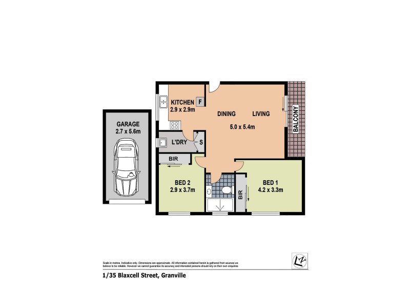 1/35 Blaxcell Street, Granville NSW 2142 Floorplan