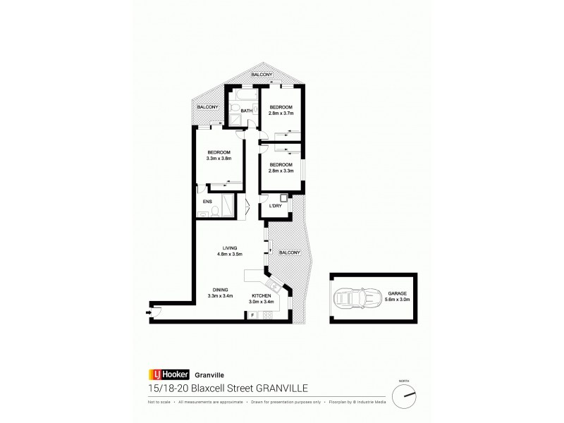 15/18-20 Blaxcell Street, Granville NSW 2142 Floorplan