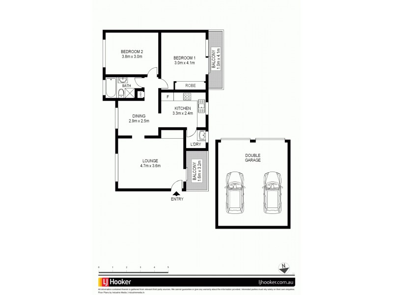1/22 Louis Street, Granville NSW 2142 Floorplan
