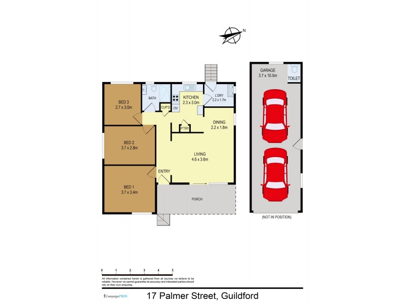 17 Palmer Street, Guildford NSW 2161 Floorplan