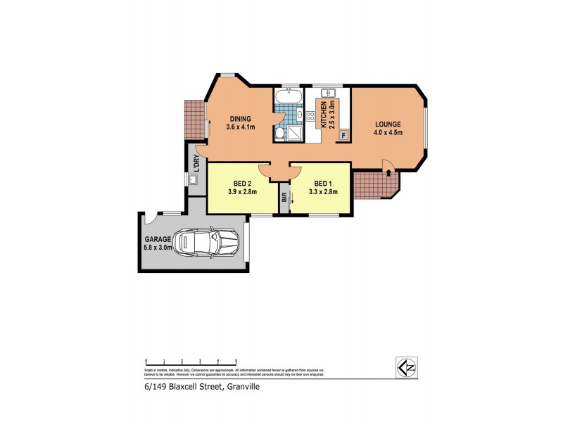 6/149 Blaxcell Street, Granville NSW 2142 Floorplan