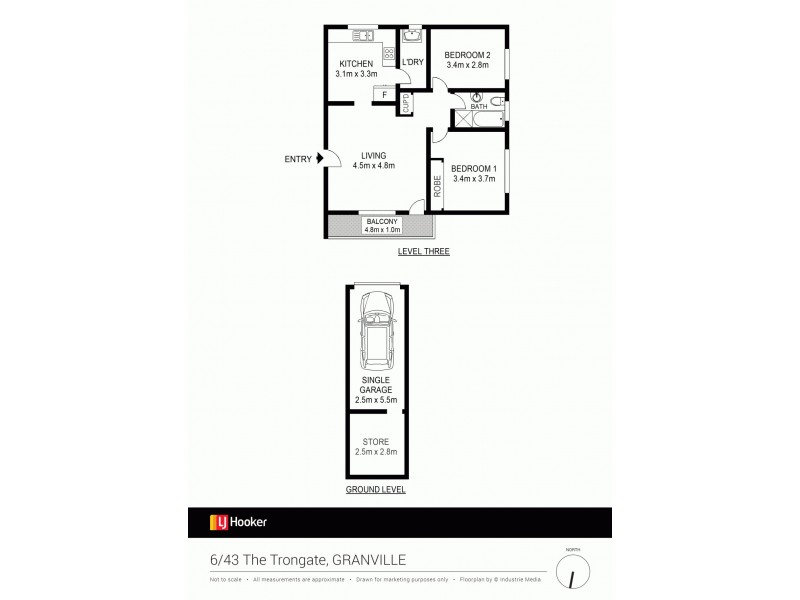 6/43 The Trongate, Granville NSW 2142 Floorplan
