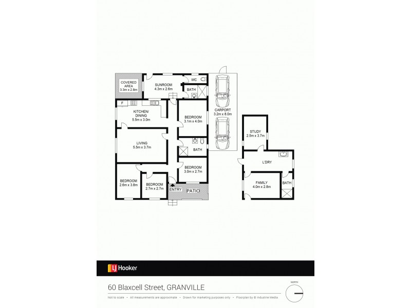 60 Blaxcell Street, Granville NSW 2142 Floorplan