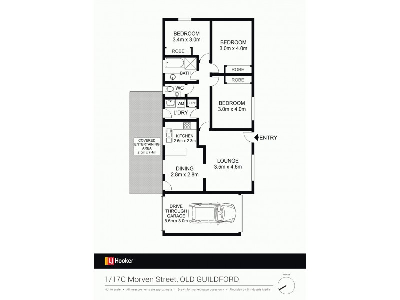 1/17c Morven Street, Guildford NSW 2161 Floorplan