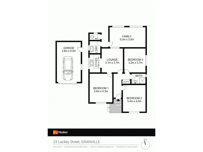 23 Lackey Street, Granville NSW 2142 Floorplan