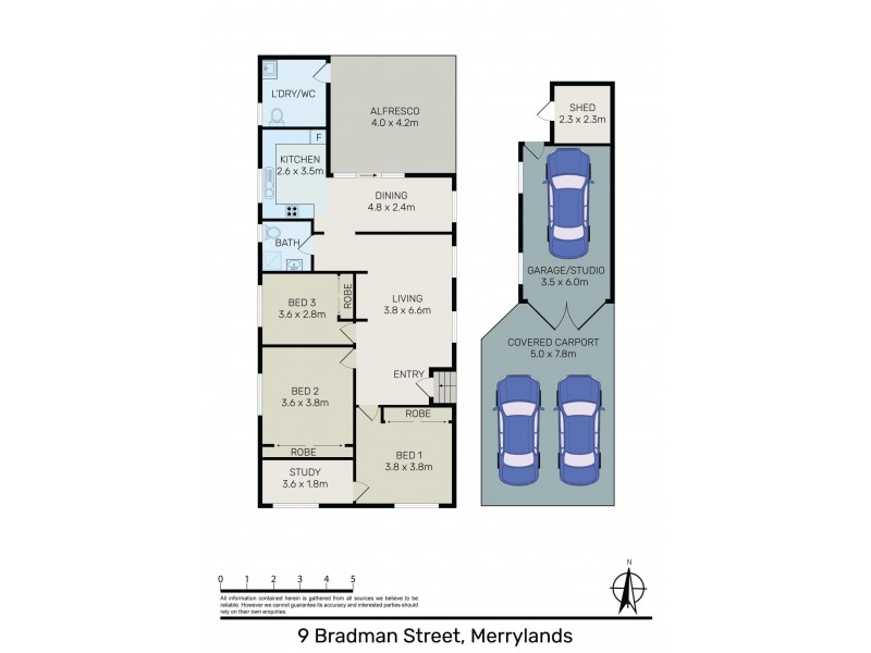 9 Bradman Street, Merrylands NSW 2160 Floorplan