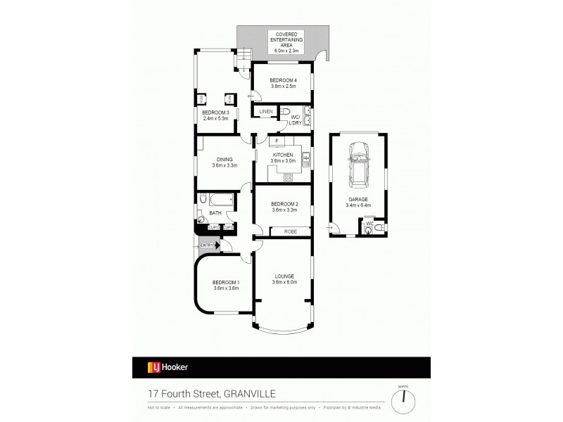 17 Fourth Street, Granville NSW 2142 Floorplan