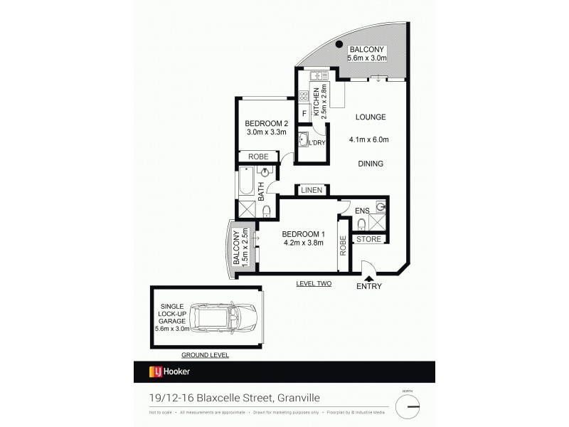 19/12 Blaxcell Street, Granville NSW 2142 Floorplan