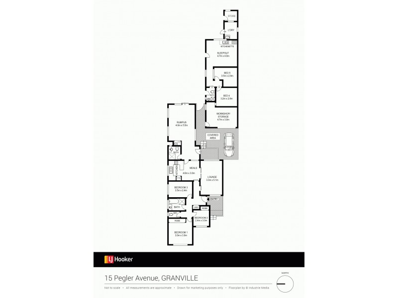 15 Pegler Avenue, Granville NSW 2142 Floorplan