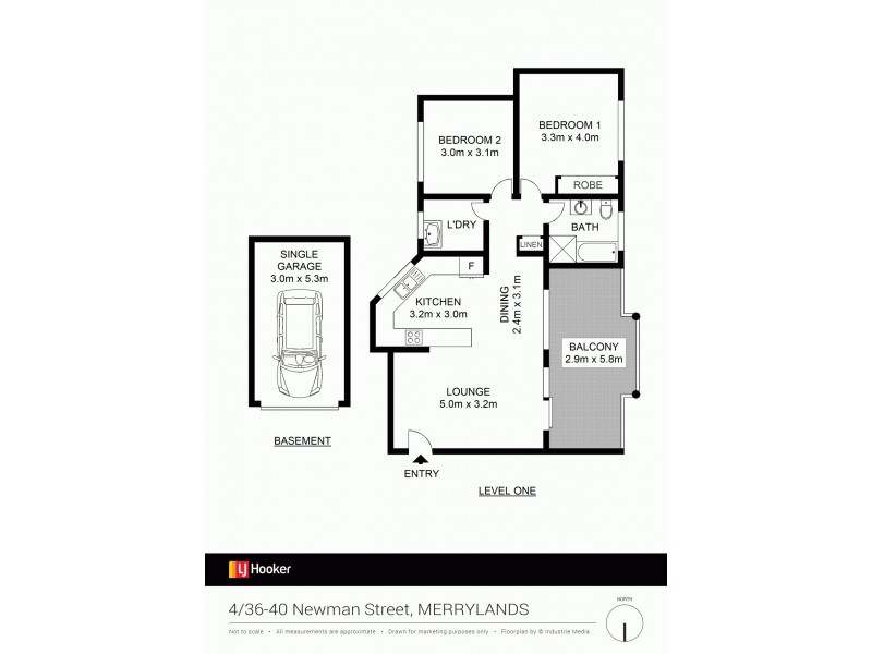 4/36-40 Newman Street, Merrylands NSW 2160 Floorplan
