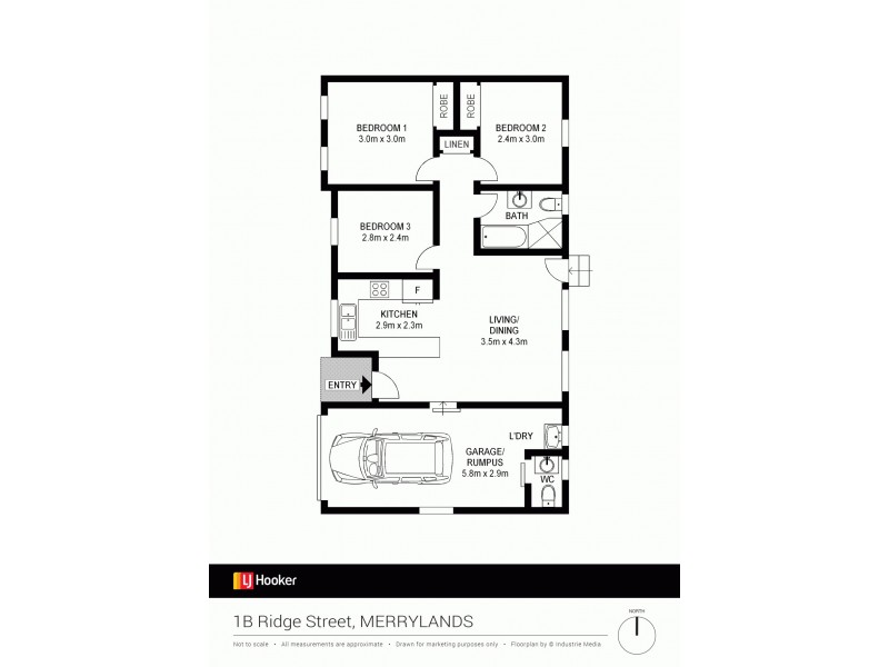 1b Ridge Street, Merrylands NSW 2160 Floorplan