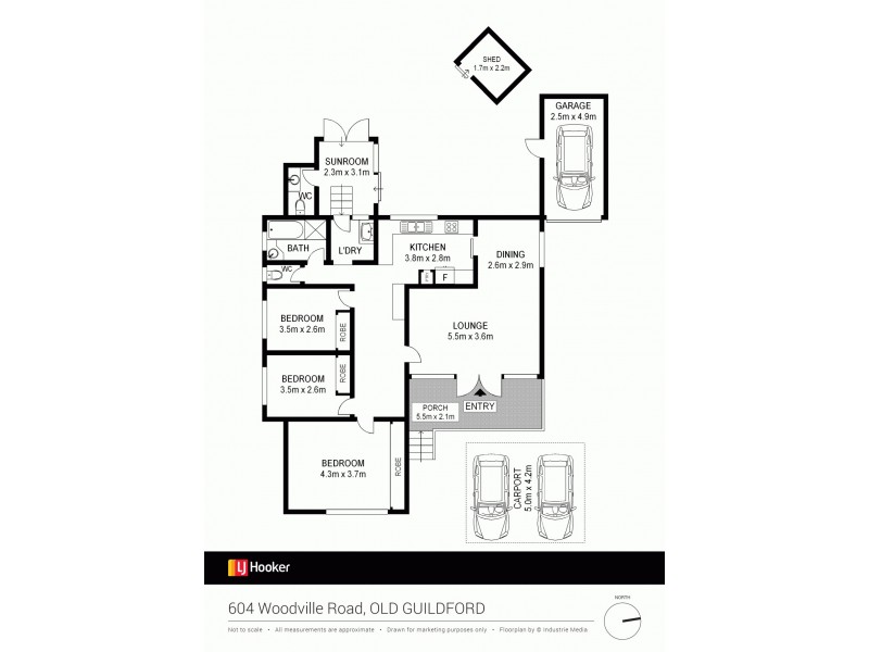 604 Woodville Road, Guildford NSW 2161 Floorplan