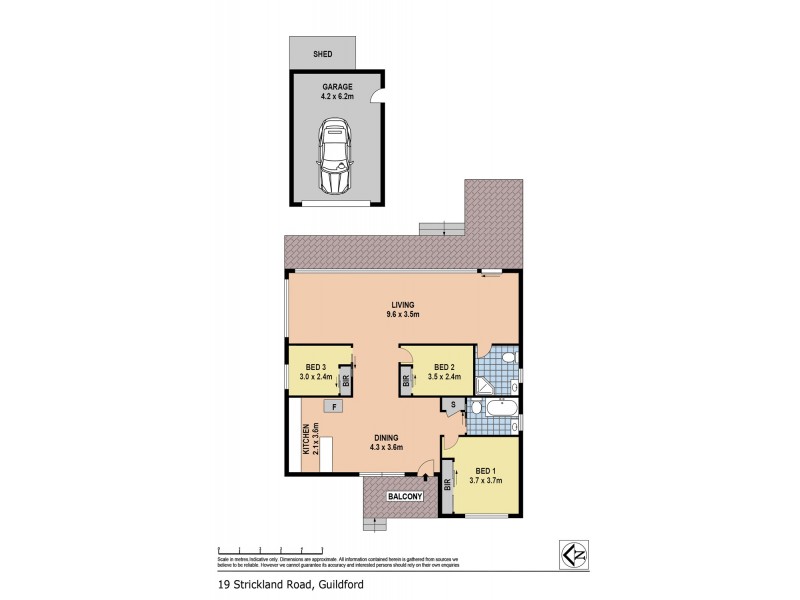 19 Strickland Road, Guildford NSW 2161 Floorplan
