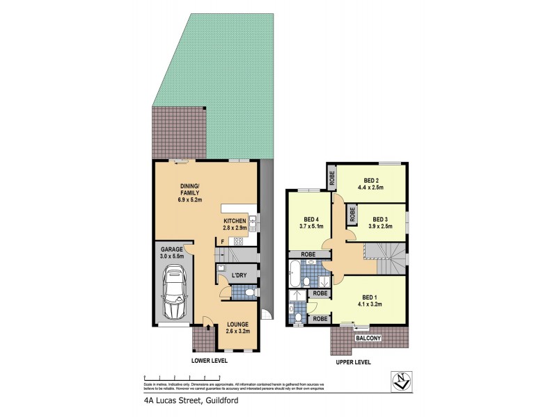 4 & 4a Lucas Street, Guildford NSW 2161 Floorplan