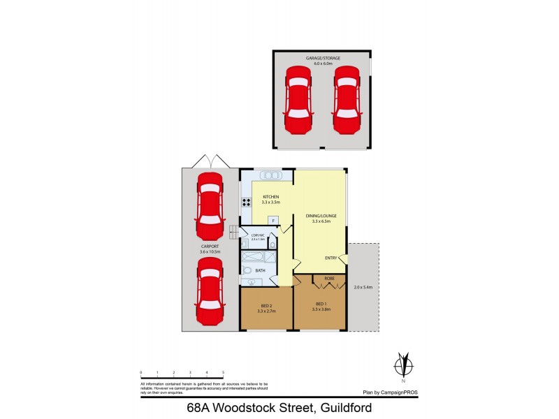 68a Woodstock Street, Guildford NSW 2161 Floorplan