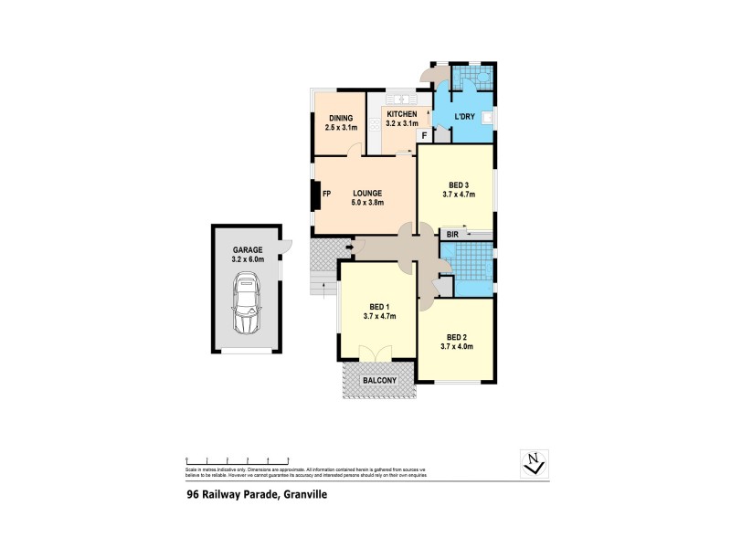 96 Railway Parade, Granville NSW 2142 Floorplan