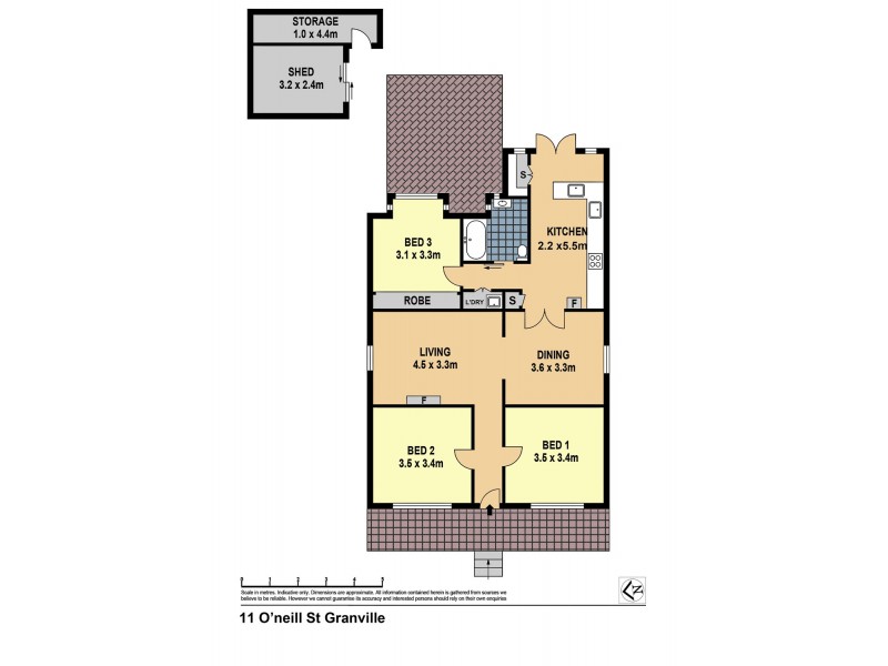 11 O’Neill Street, Granville NSW 2142 Floorplan