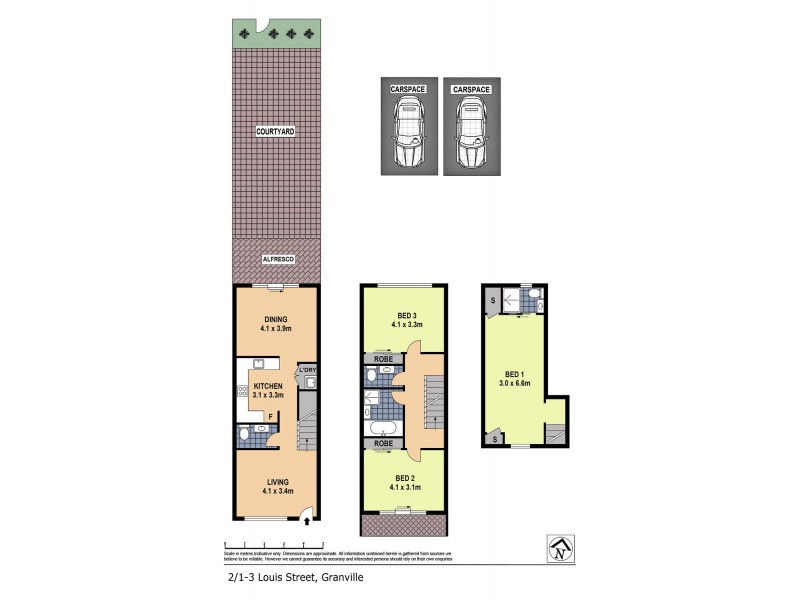 2/1-3 Louis Street, Granville NSW 2142 Floorplan