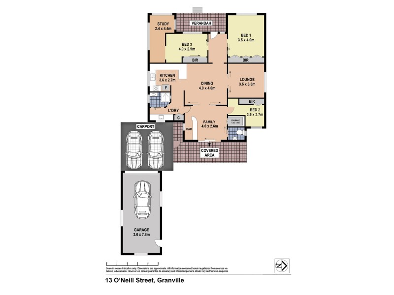 13 O’Neill Street, Granville NSW 2142 Floorplan