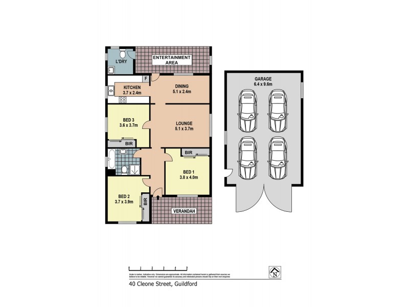 40 Cleone Street, Guildford NSW 2161 Floorplan