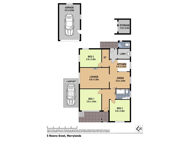 5 Nowra Street, Merrylands NSW 2160 Floorplan