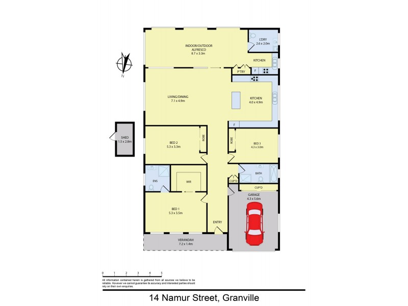 14 Namur Street, Granville NSW 2142 Floorplan