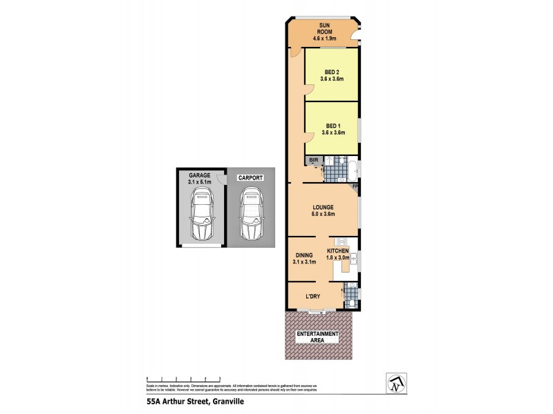 55A Arthur Street, Rosehill NSW 2142 Floorplan